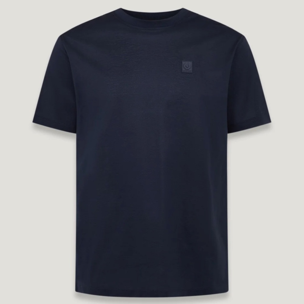 BELSTAFF Mercerized Navy Cotton T-shirt #106039 - MSRP $95 Various Sizes - NWT